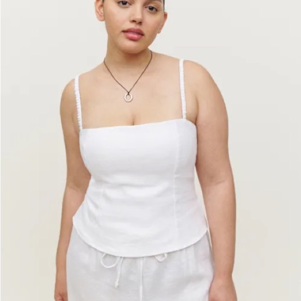 Reformation Amaya linenTop